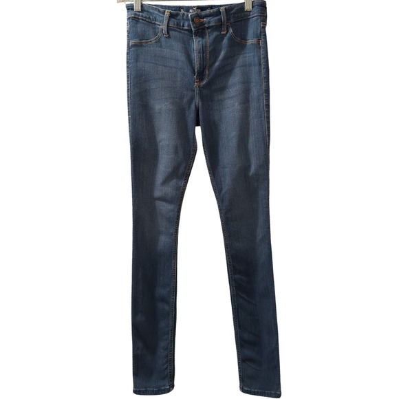Hollister Women's High Rise Skinny Jeans Medium-Dark Wash Women Size 5L - Picture 7 of 7